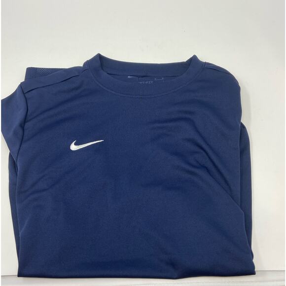Nike Men's Park Short Sleeve T Shirt Navy - Size Medium - Picture 1 of 7